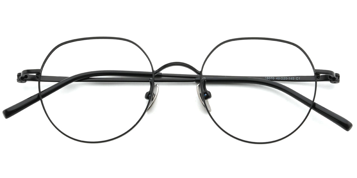 Black Khalid Glasses - Oval Glasses