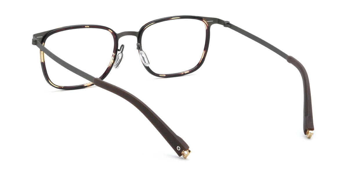 Tortoiseshell Yorick Glasses - Rectangle Glasses