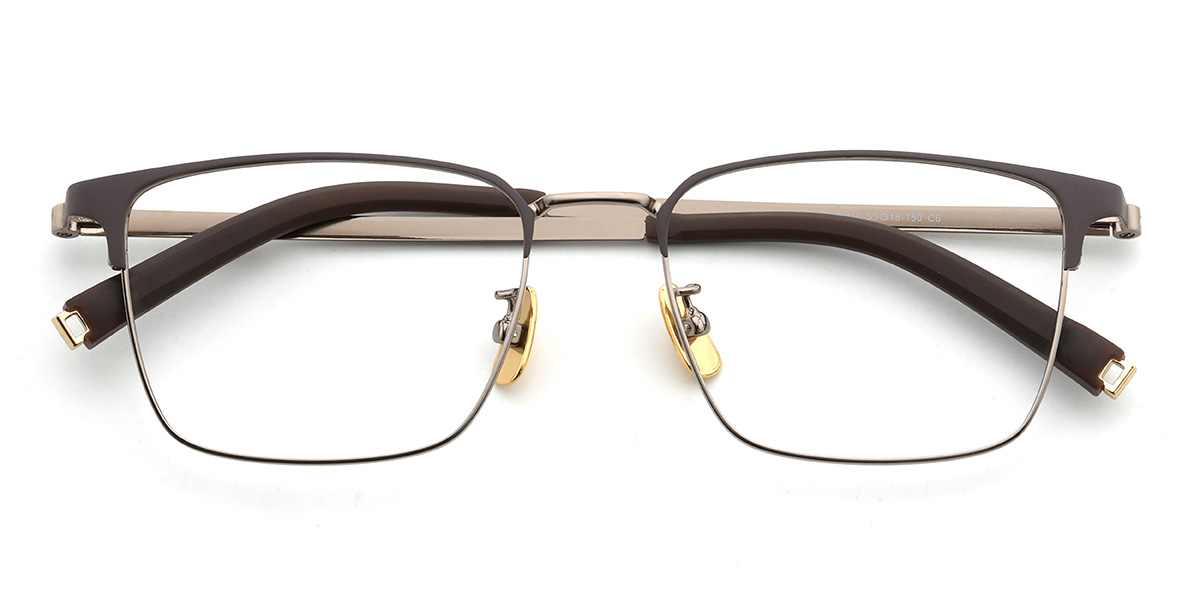 Brown Wilson Glasses - Rectangle Glasses