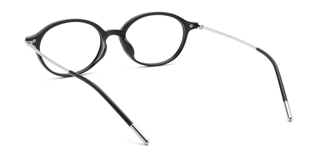 Black Ulrich Glasses - Oval Glasses