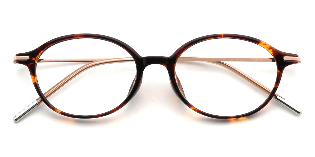 Tortoiseshell Ulrich Glasses - Oval Glasses