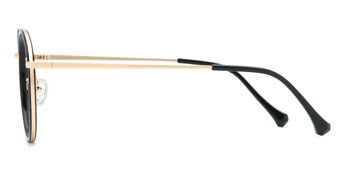 Black Angelo Glasses - Oval Glasses