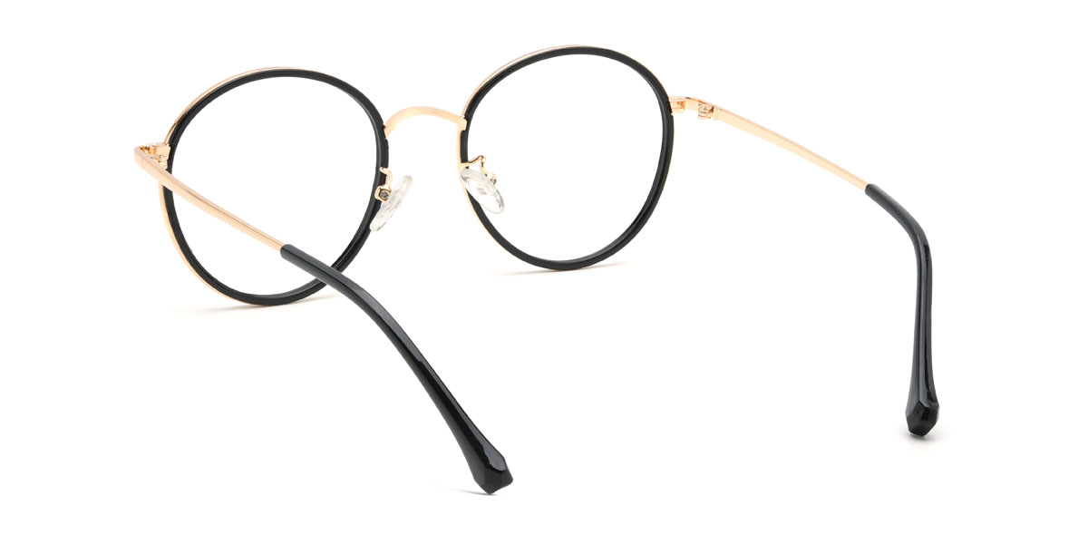 Black Angelo Glasses - Oval Glasses