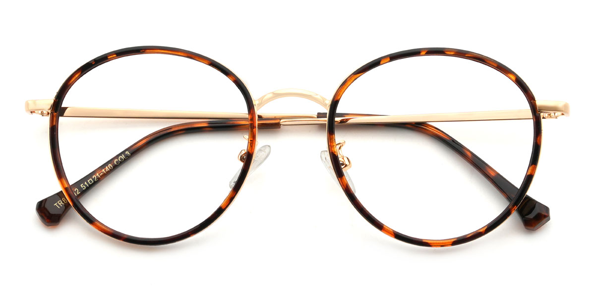 Tortoiseshell Angelo Glasses - Oval Glasses