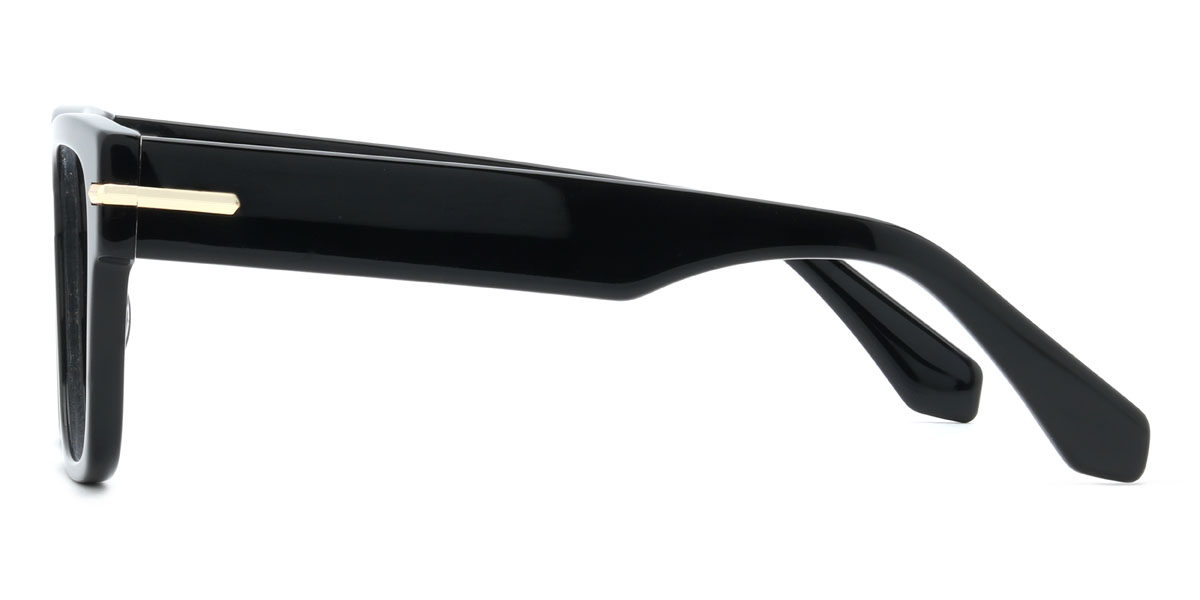 Black Cassidy Glasses - Rectangle Glasses