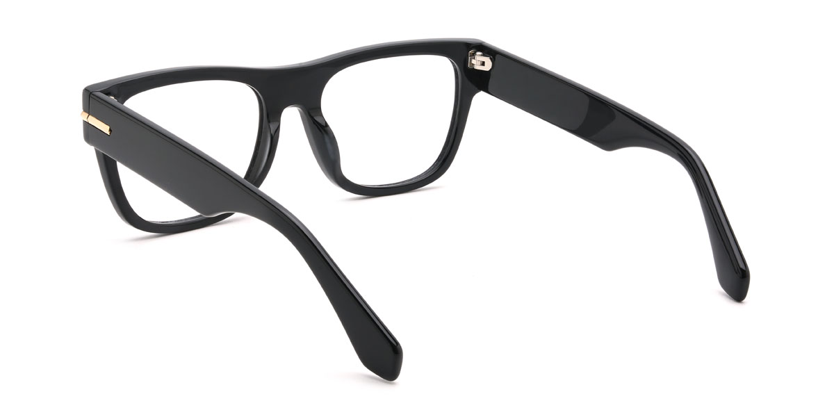 Black Cassidy Glasses - Rectangle Glasses
