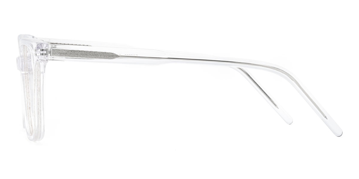 Clear Hassan Glasses - Rectangle Glasses