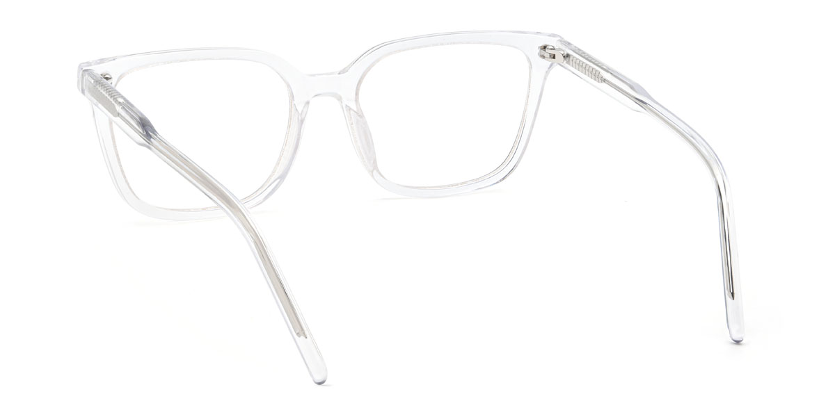Clear Hassan Glasses - Rectangle Glasses