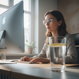 Hydration and Vision: How Water Intake Eases Screen Strain