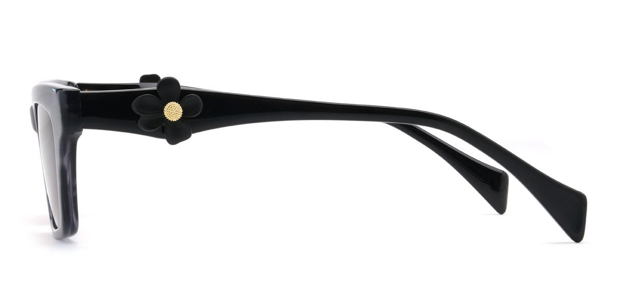 Grey Tortoiseshell Brown Miracle Glasses - Rectangle Sunglasses