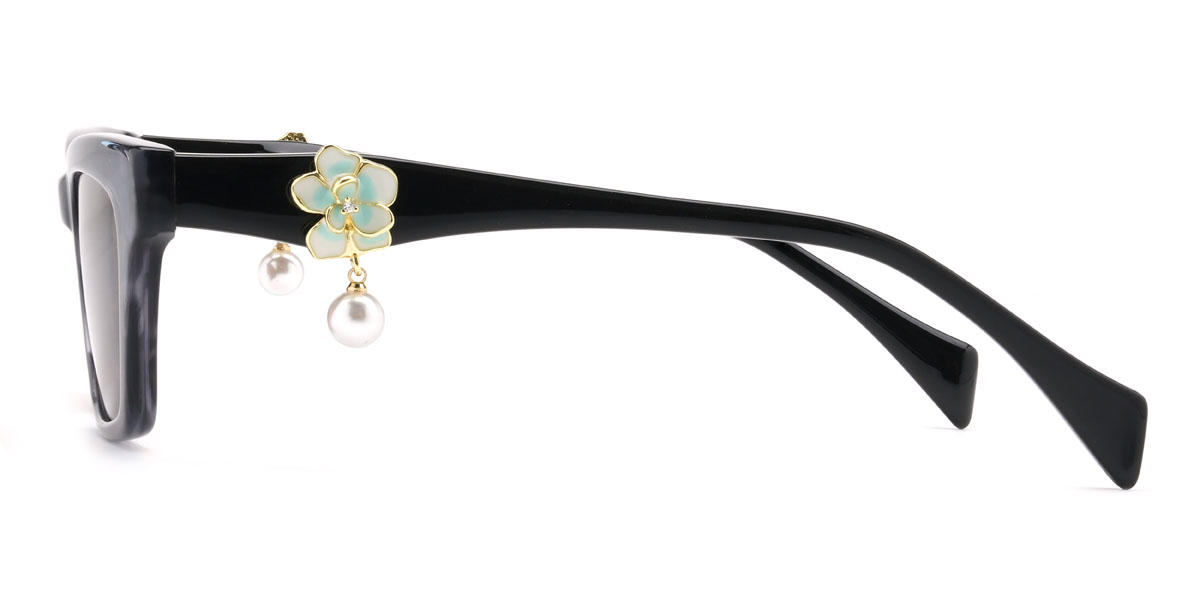 Grey Tortoiseshell Brown Miracle Glasses - Rectangle Sunglasses