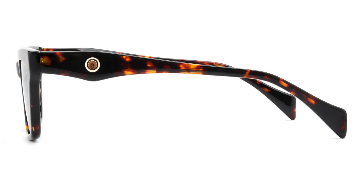 Tortoiseshell Grey Miracle Glasses - Rectangle Sunglasses