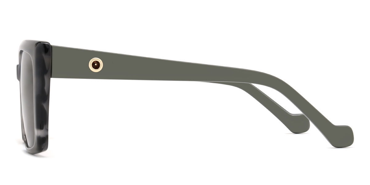 Grey Tortoiseshell Brown Xanthus Glasses - Square Sunglasses