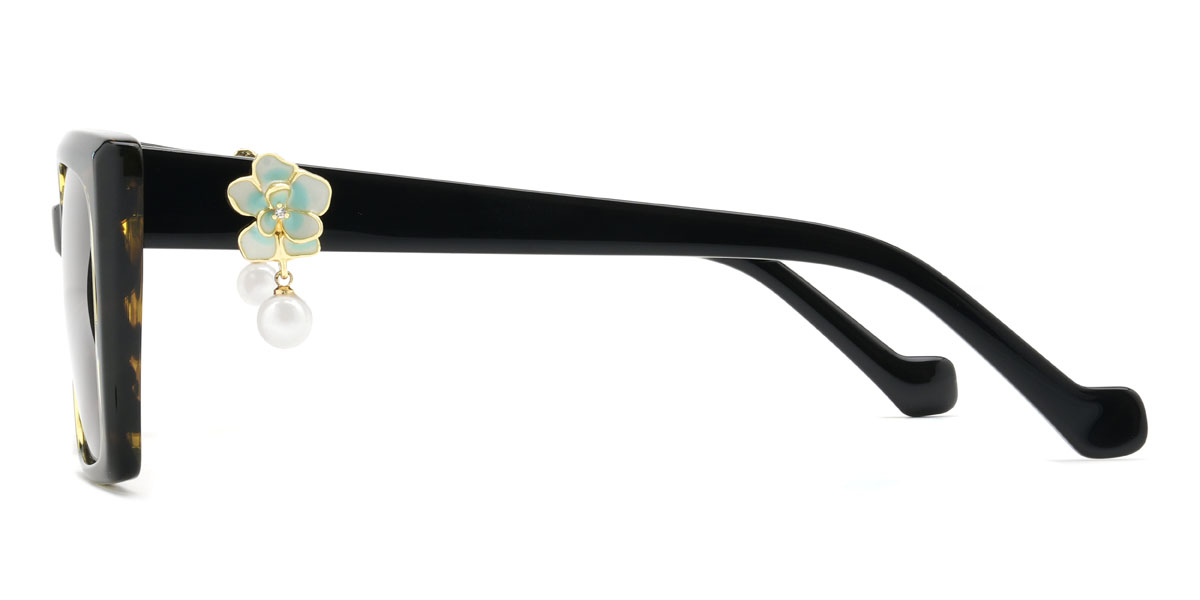 Tortoiseshell Brown Xanthus Glasses - Square Sunglasses