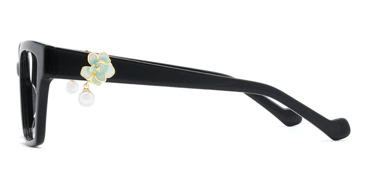 Black Vilhelm Glasses - Square Glasses