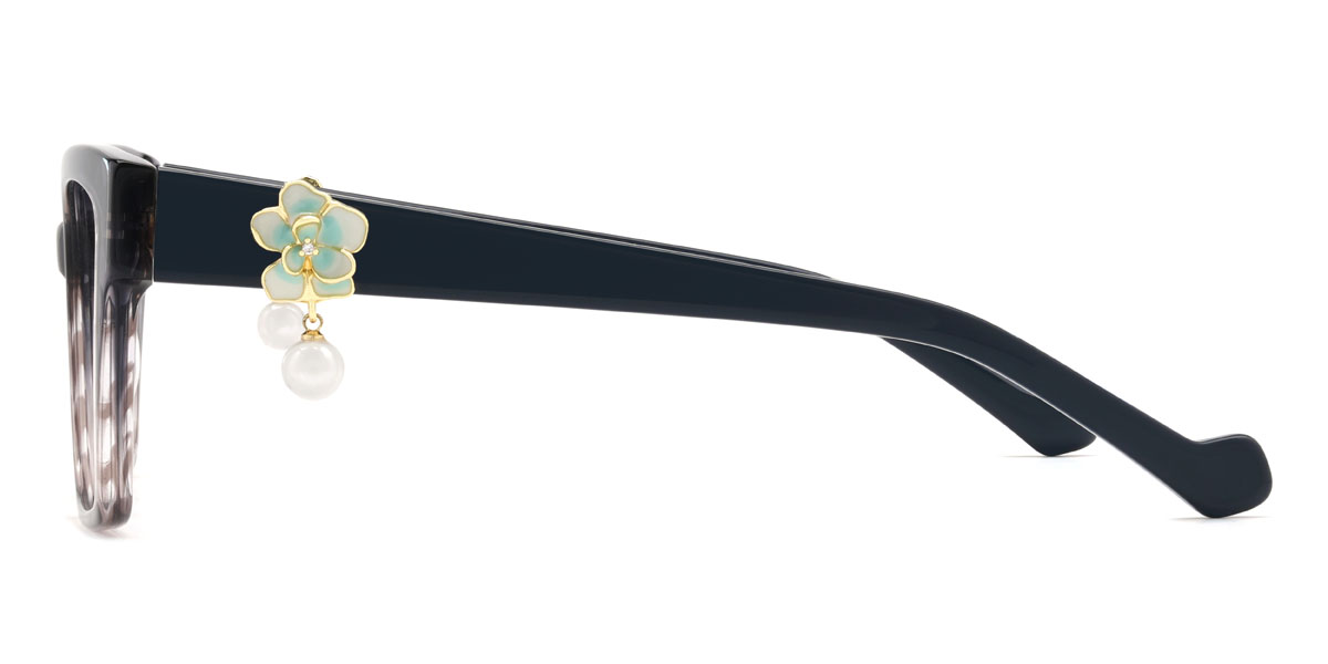 Gradient Grey Vilhelm Glasses - Square Glasses