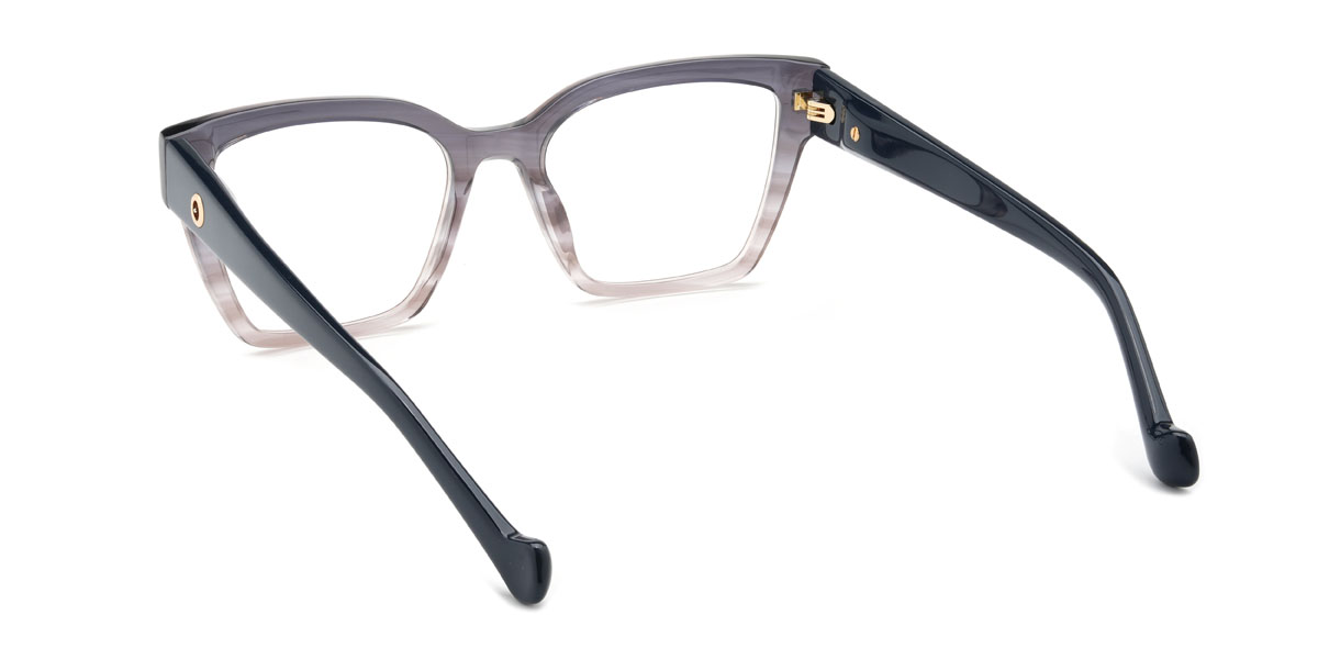 Gradient Grey Vilhelm Glasses - Square Glasses