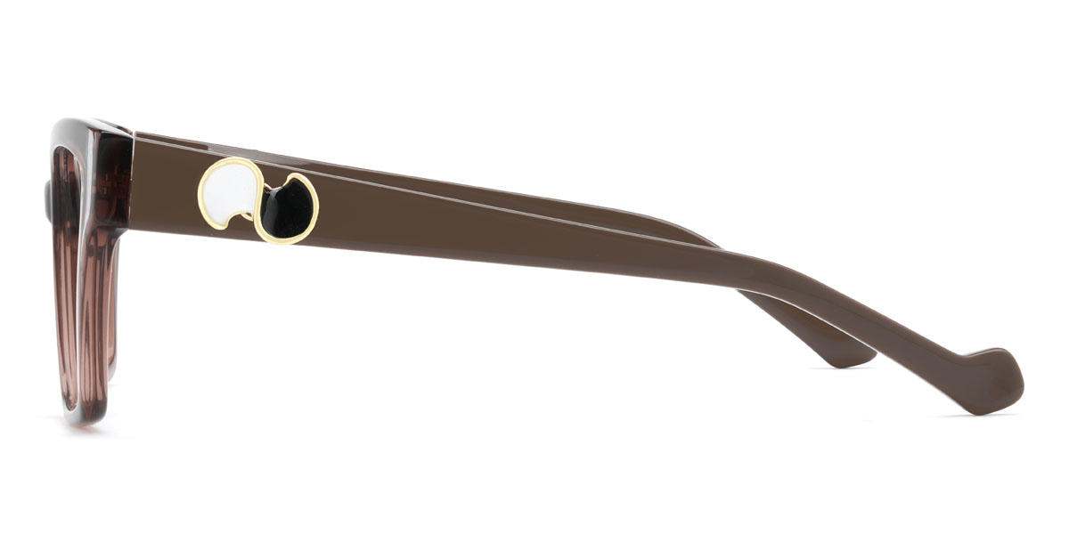 Brown Vilhelm Glasses - Square Glasses