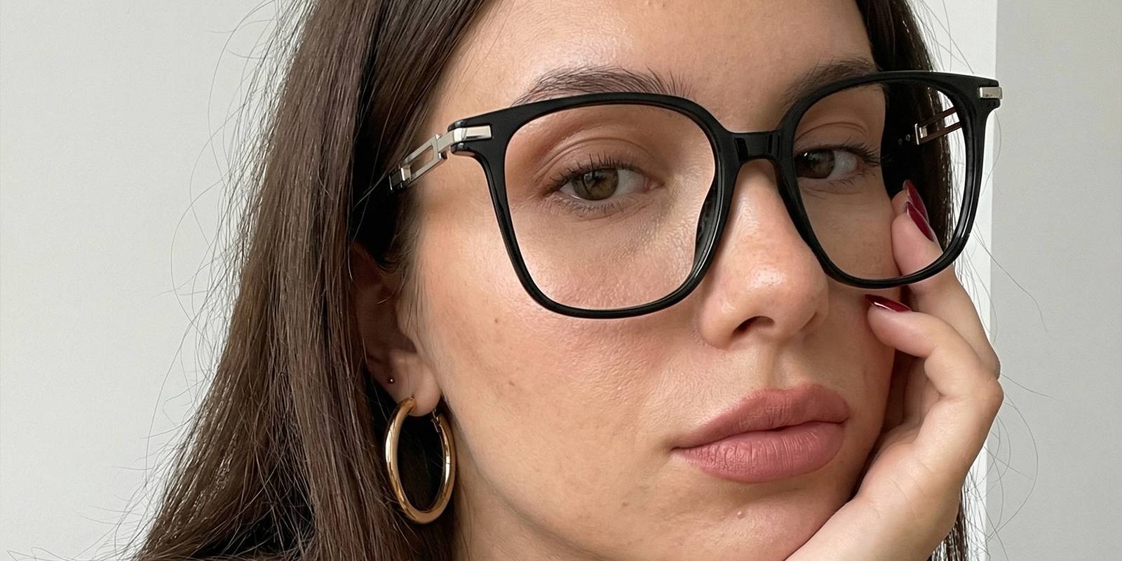 Black Holden Glasses - Rectangle Glasses