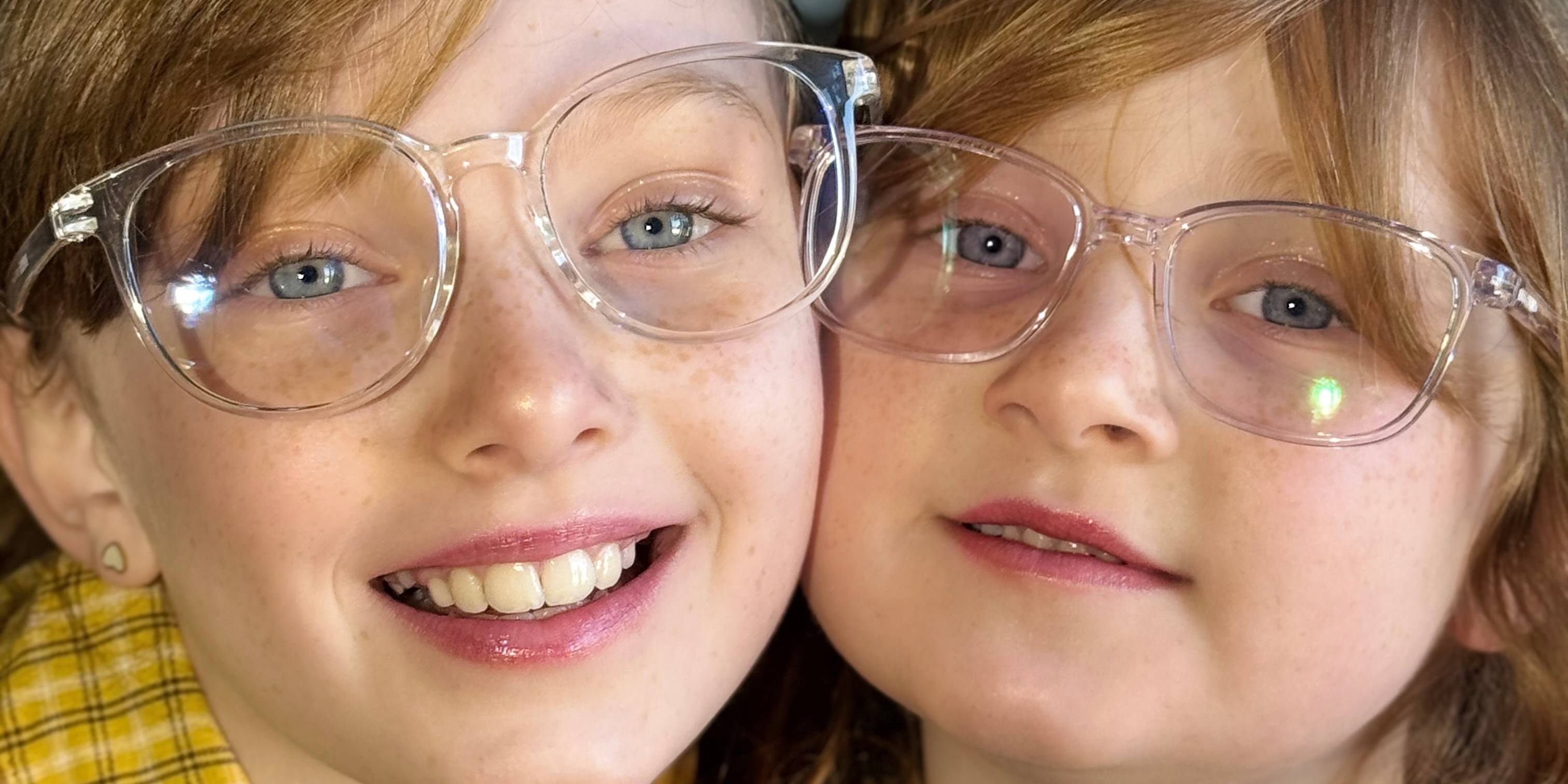 Clear Purple Fareed (Age 7-9) Glasses - Kids Glasses