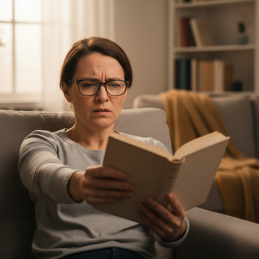 Why can't I read with my progressive glasses?