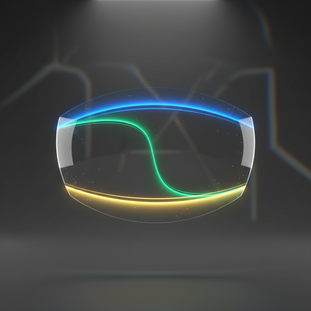 What are the three types of progressive lenses?