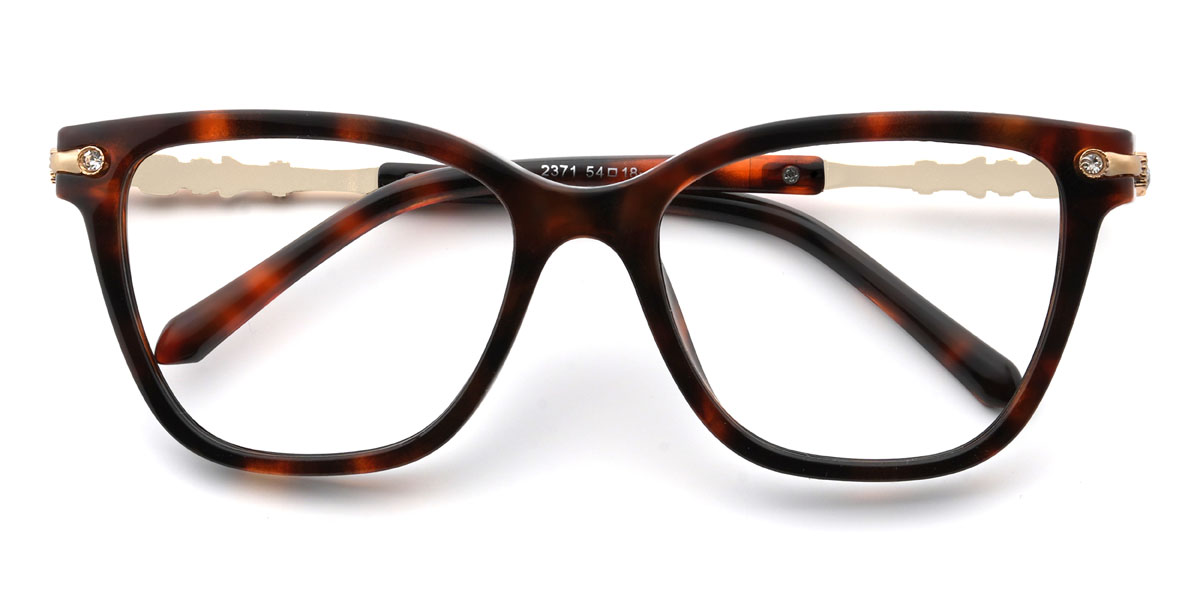 Tortoiseshell Yuki Glasses - Rectangle Glasses