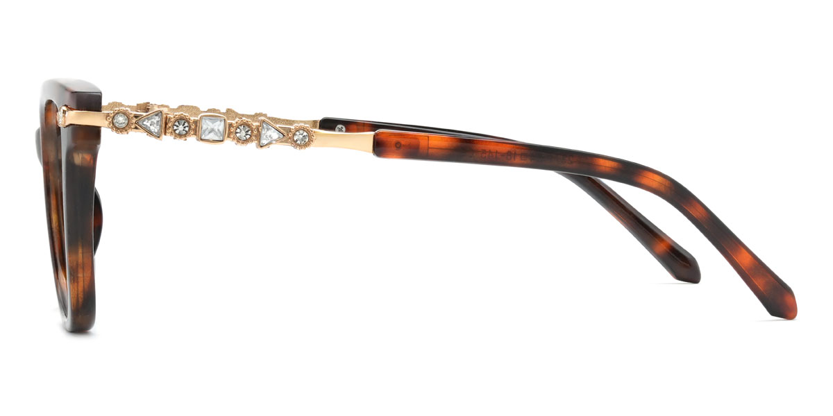 Tortoiseshell Yuki Glasses - Rectangle Glasses