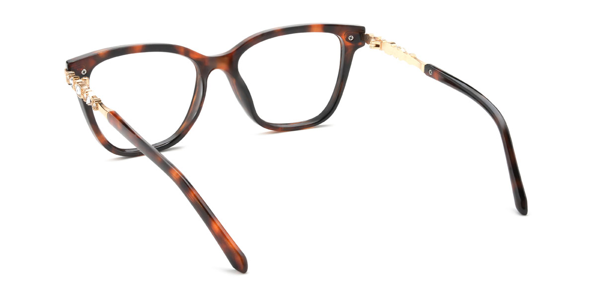 Tortoiseshell Yuki Glasses - Rectangle Glasses