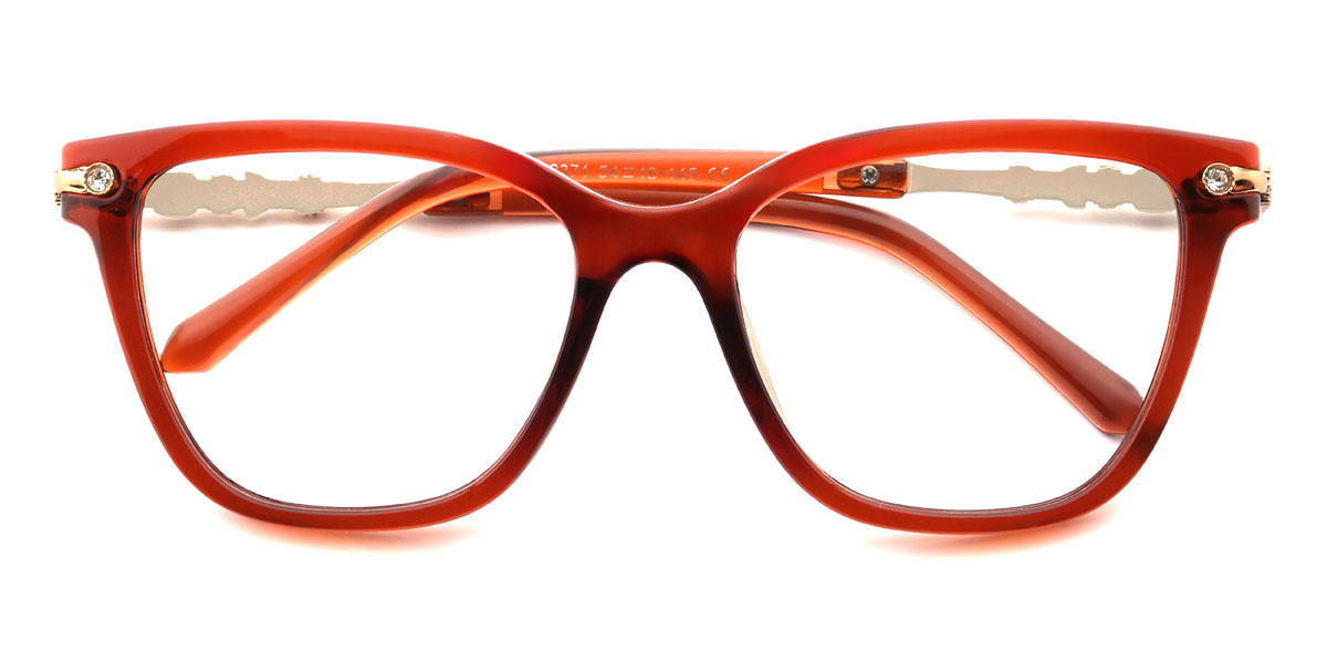 Tawny Yuki Glasses - Rectangle Glasses