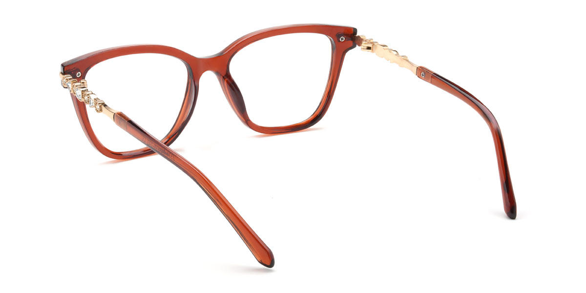 Tawny Yuki Glasses - Rectangle Glasses