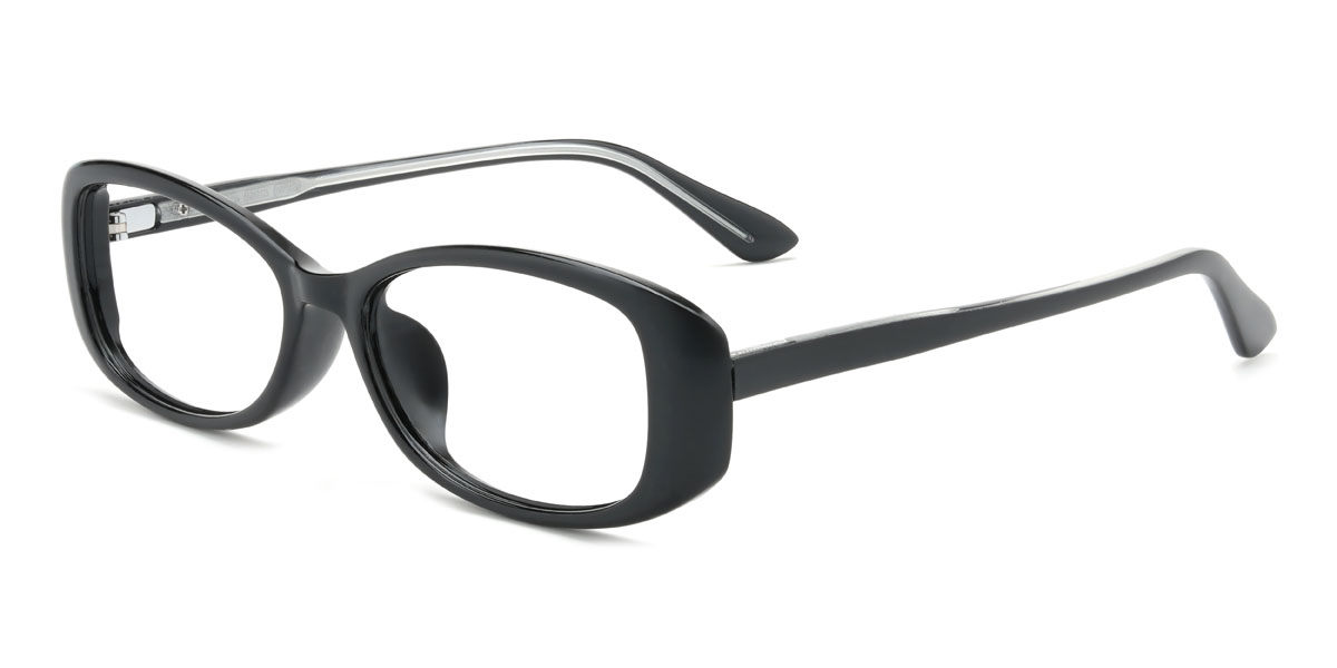 Black Wendy Glasses - Rectangle Glasses