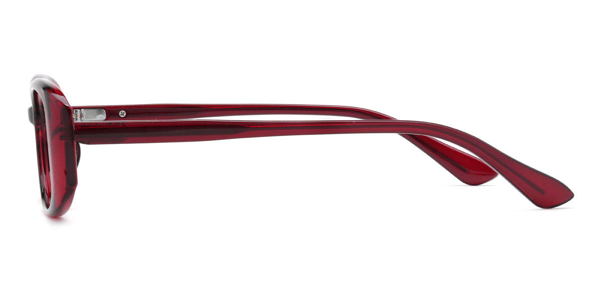 Red Wendy Glasses - Rectangle Glasses