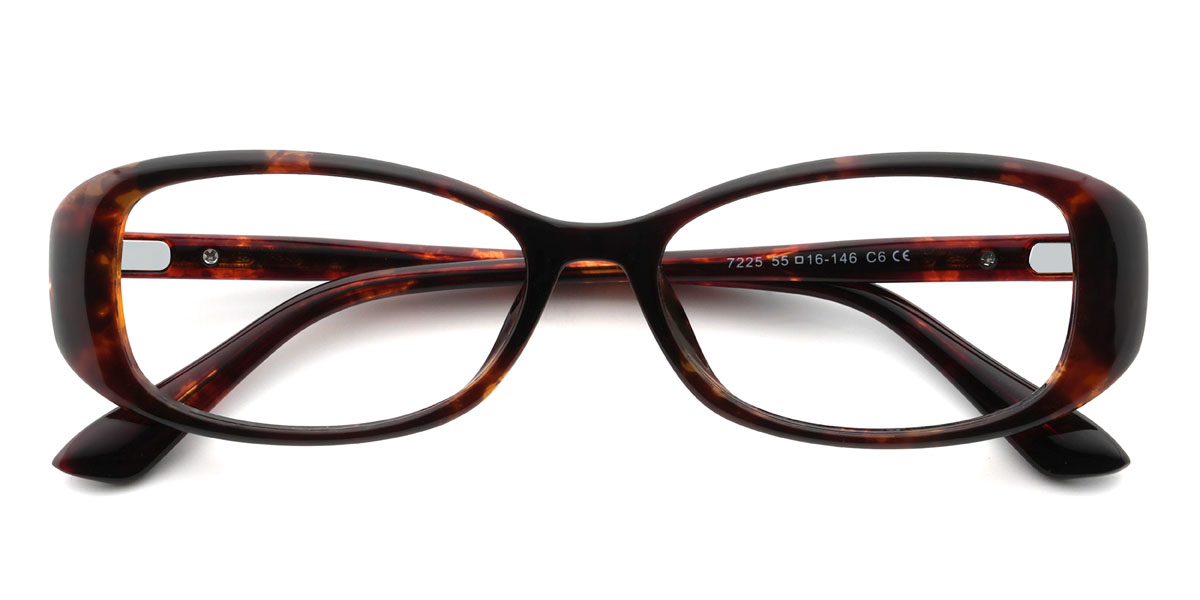 Tortoiseshell Wendy Glasses - Rectangle Glasses
