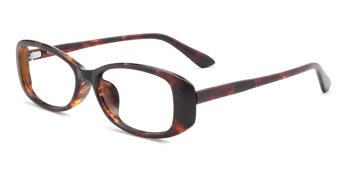 Tortoiseshell Wendy Glasses - Rectangle Glasses