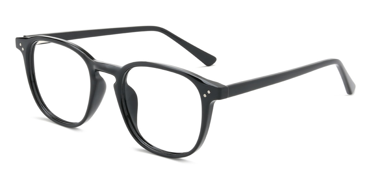 Black Quella Glasses - Rectangle Glasses