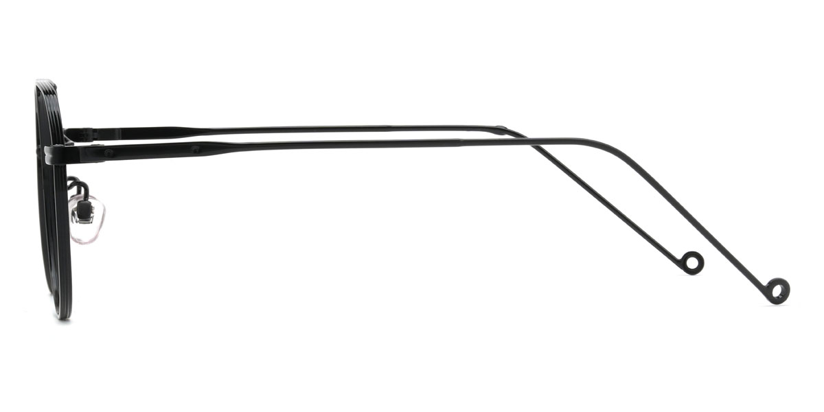 Black Kenneth Glasses - Oval Glasses