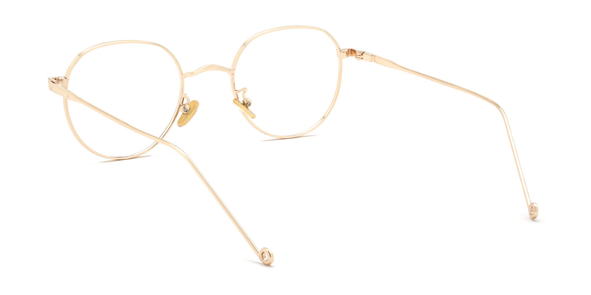 Gold Kenneth Glasses - Oval Glasses