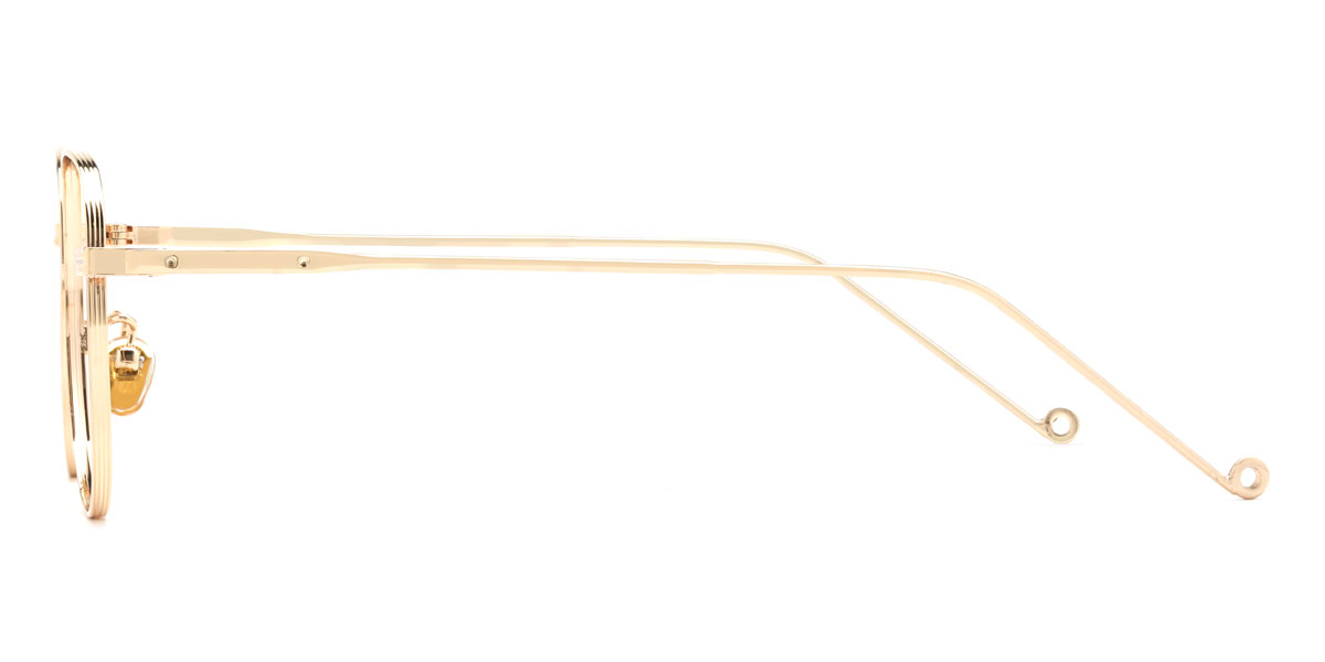 Gold Kenneth Glasses - Oval Glasses