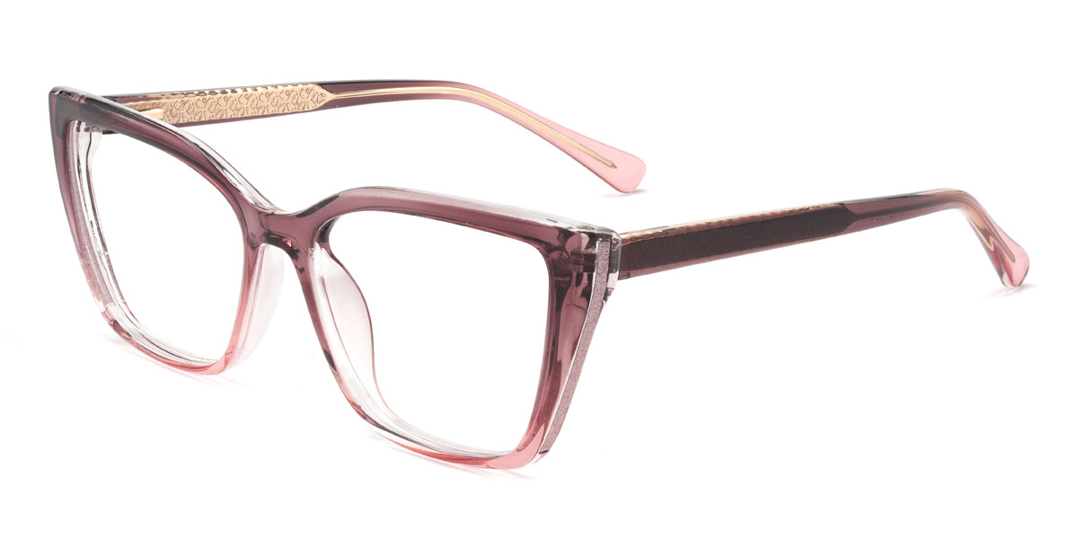 Purple Pink Nana Glasses - Cat Eye Glasses