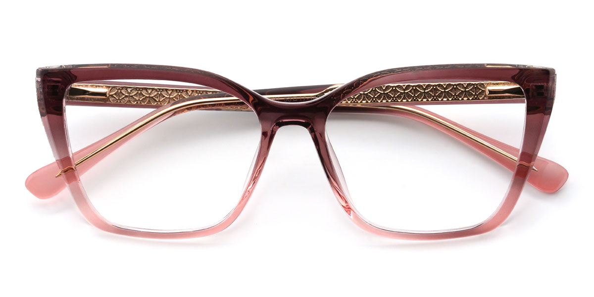 Purple Pink Nana Glasses - Cat Eye Glasses