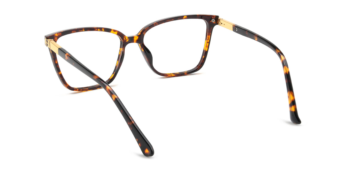 Tortoiseshell Jesus Glasses - Rectangle Glasses
