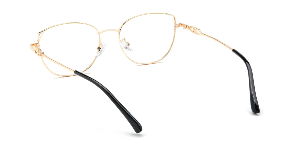 Gold Black Dorothea Glasses - Cat Eye Glasses