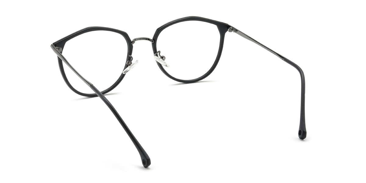 Black Bettie Glasses - Oval Glasses
