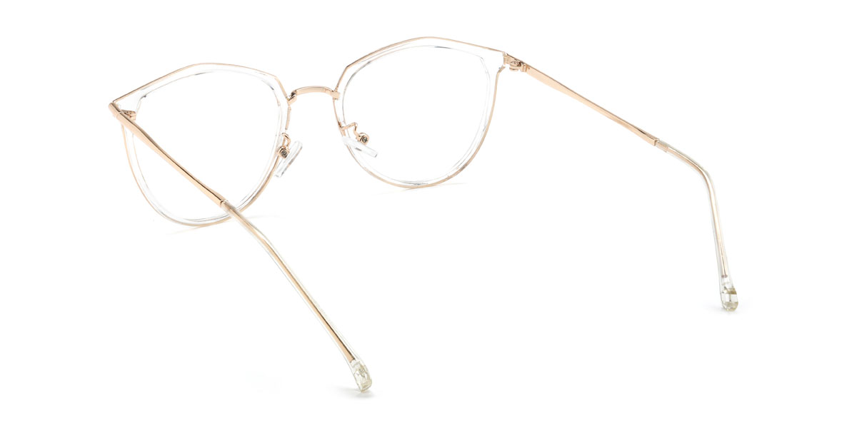 Clear Bettie Glasses - Oval Glasses