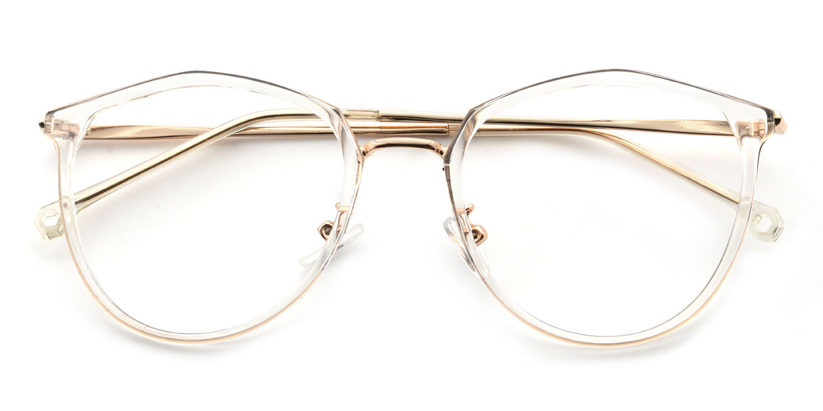 Clear Bettie Glasses - Oval Glasses