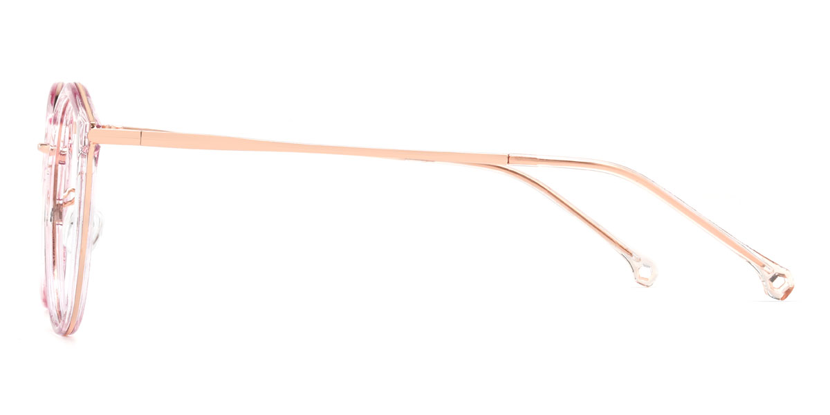 Light Pink Bettie Glasses - Oval Glasses