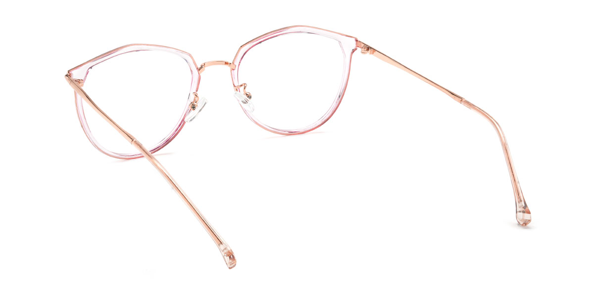 Light Pink Bettie Glasses - Oval Glasses