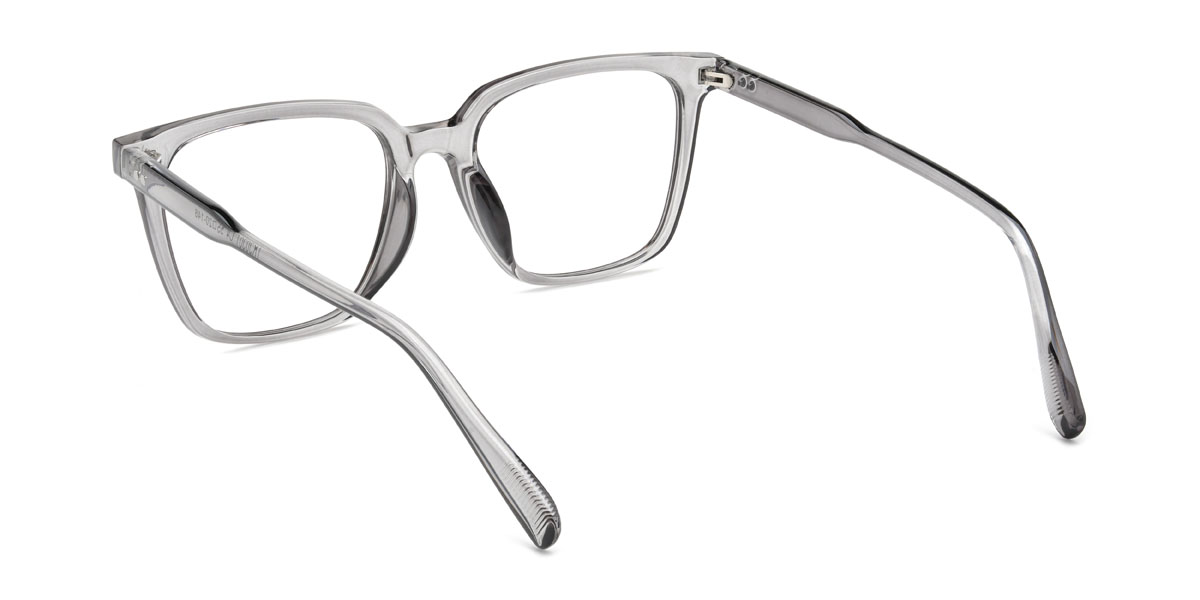 Clear Grey Willy Glasses - Rectangle Glasses