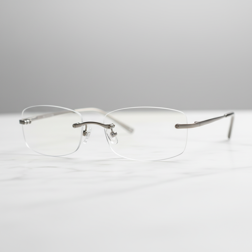 Ultra-Lightweight Rimless: Balancing Lens Strength and Comfort